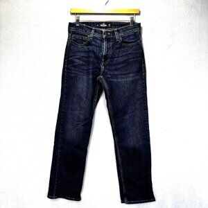 Hollister Epic Flex Straight Leg Stretch Jeans Mens 30x32 Blue Classic Denim